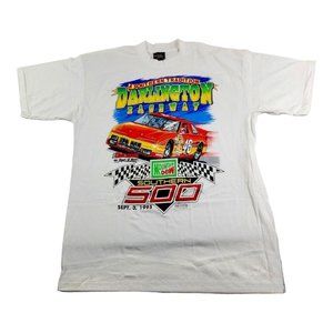 Vintage Nascar Darlington 1995 New Mountain Dew Southern 500 T-Shirt